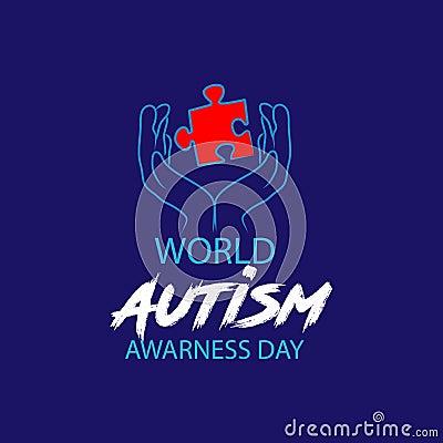 World autism awareness day Stock Photo