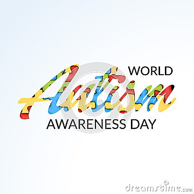 World Autism Awareness Day. Stock Photo