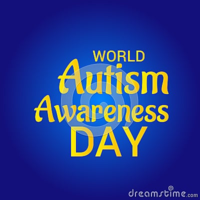 World Autism Awareness Day. Stock Photo