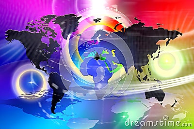 World Background Stock Photo