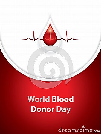 World blood donor day Vector Illustration