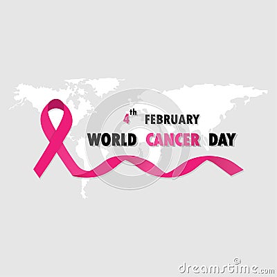 World Cancer Day 02 Vector Illustration