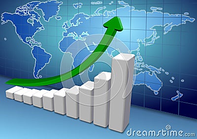 World chart Stock Photo