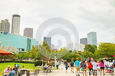 World of Coca-Cola in Centennial Olympic park Editorial Stock Photo