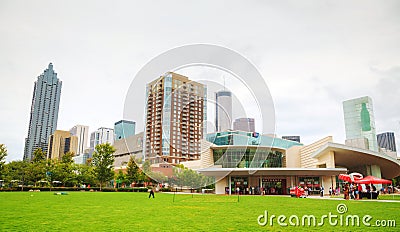 World of Coca-Cola in Centennial Olympic park Editorial Stock Photo
