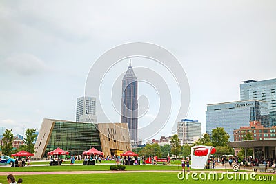 World of Coca-Cola in Centennial Olympic park Editorial Stock Photo