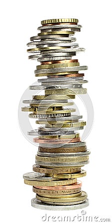 Coins Stack Stock Photo