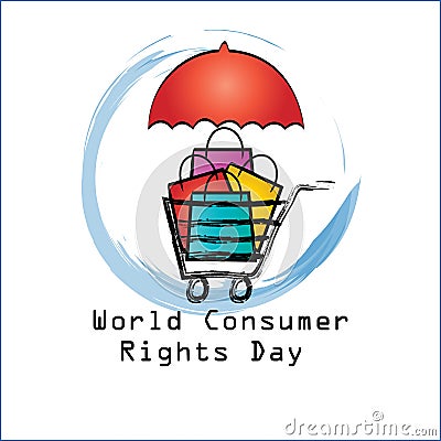 World consumer rights day Stock Photo