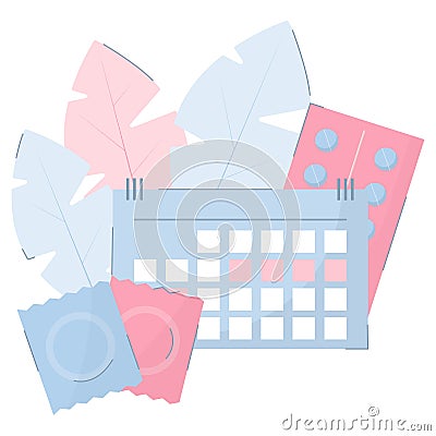 World Contraception Day 26 September. Vector Illustration