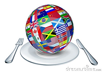 World cuisine Stock Photo