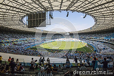 World Cup Brazil 2014 - Argentina 1 X 0 Iran Editorial Stock Photo