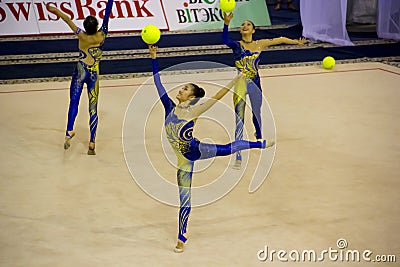 World Cup of Rhythmic Gymnastics 2012 Editorial Stock Photo
