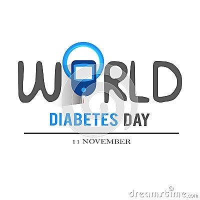 World Diabetes Day Vector Illustration