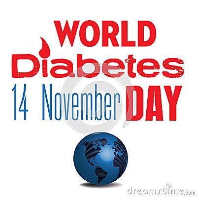 World diabetes day Vector Illustration