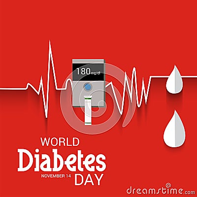 World diabetes day Stock Photo