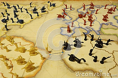 World Domination Board Game Stock Photo