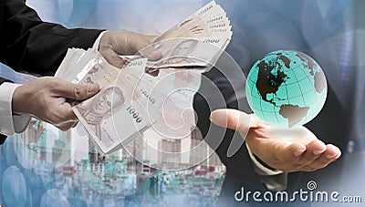 World economics concept Stock Photo