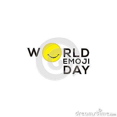 World Emoji Day Celebration Vector Template Design Illustration Vector Illustration