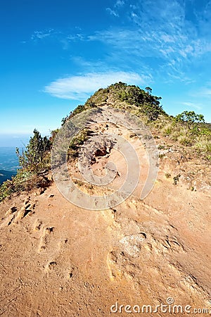 The World End at Horton park in Sri Lanka Stock Photo