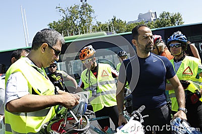 World Environment Day Intercontinental Cycling Tou Editorial Stock Photo