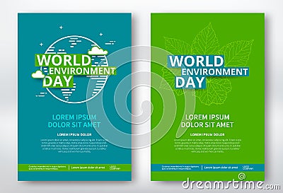 World environment day Vector Illustration