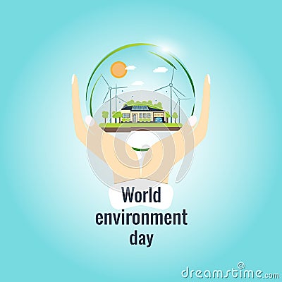 World Environment Day. Vector Illustration