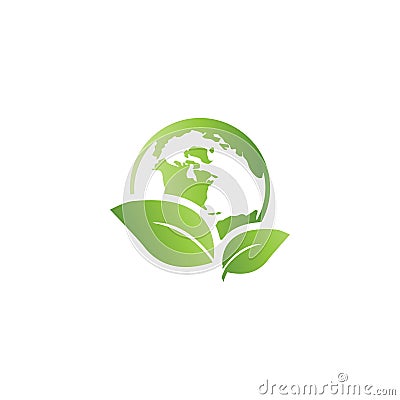 World environment logo icon template Vector Illustration