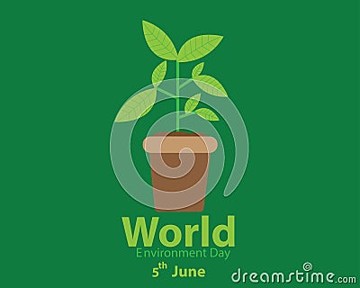 World environmentday Vector Illustration