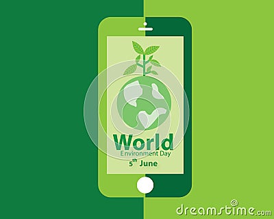 World environmentday Vector Illustration