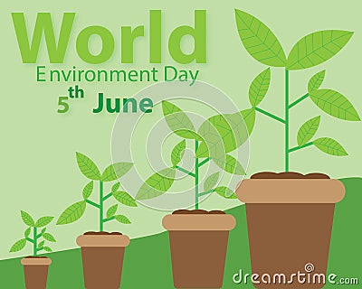 World environmentday Vector Illustration