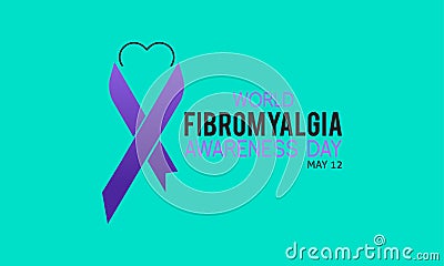 World Fibromyalgia Awareness Prevention and awareness Vector Concept. Banner, Poster World Fibromyalgia Awareness Campaign Vector Illustration