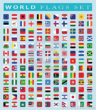 World Flags icon, vector illustration. Vector Illustration