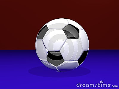 World football russia 2018 ball in background with colors of russia Stock Photo