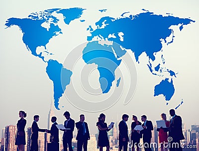 World Global Cartography Globalization Earth International Concept Stock Photo