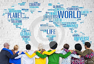 World Globalization International Life Planet Concept Stock Photo