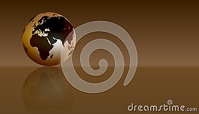 World Globe Background. vector illustration. Vector Illustration