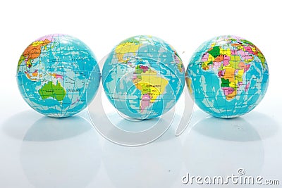 World Globe Maps Stock Photo