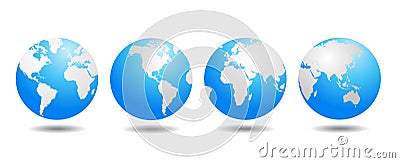 World globe vector Vector Illustration