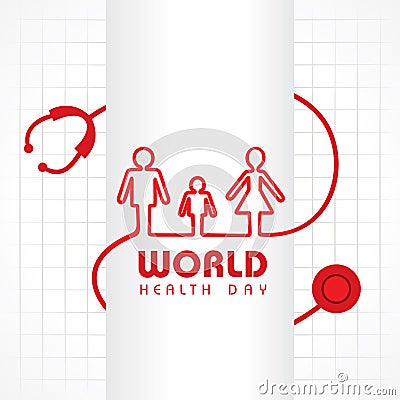 World Health Day Vector Illustration