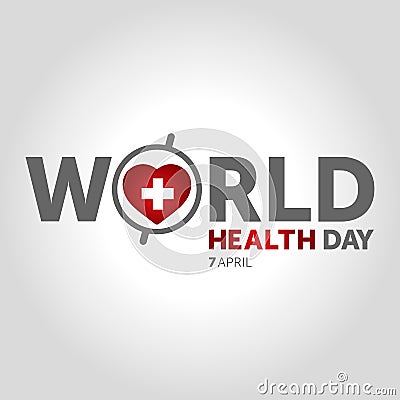 7 april world health day concept design vector illustration Vector Illustration