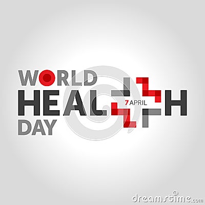 7 april world health day concept design vector illustration Vector Illustration