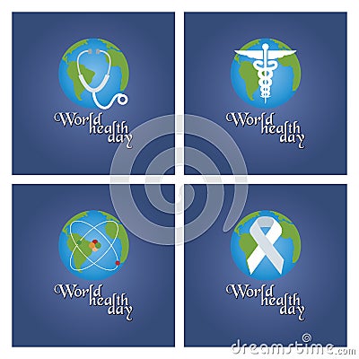 World health day Vector Illustration