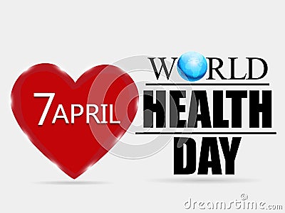 World Health Day Cartoon Illustration