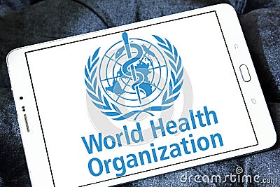 World Health Organization, WHO, logo Editorial Stock Photo