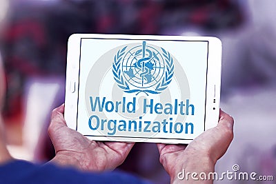 World Health Organization, WHO, logo Editorial Stock Photo