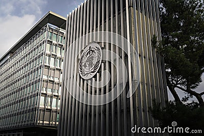 World Health Organization WHO / OMS Headquarters - Geneva, Switzerland Editorial Stock Photo