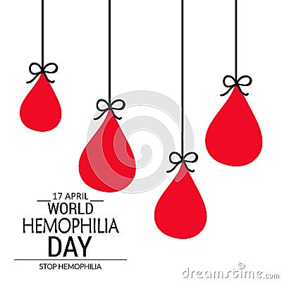 World Hemophilia Day Cartoon Illustration
