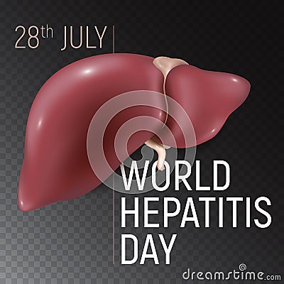 World hepatitis day Vector Illustration