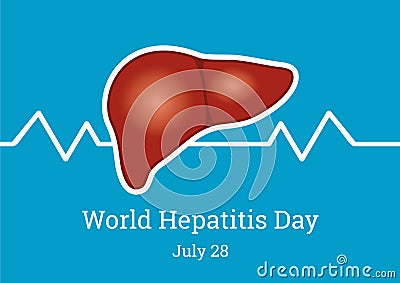 World Hepatitis Day vector Vector Illustration