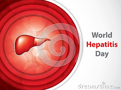 World hepatitis day Vector Illustration